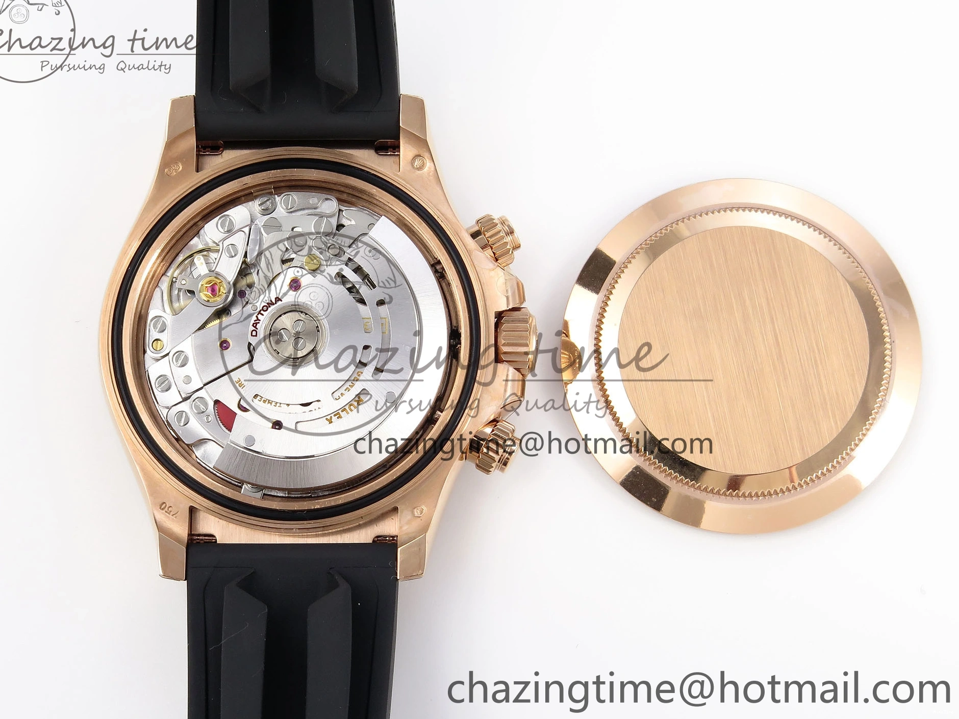 MiroTime 0322 Daytona 116515 Clean 1:1 Best Edition Silver Dial RG Markers on Oysterflex Strap SA4130 V WrinkleFree 1965